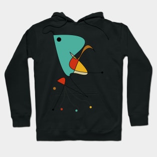 Mid Century Modern Abstract Artwork Hoodie